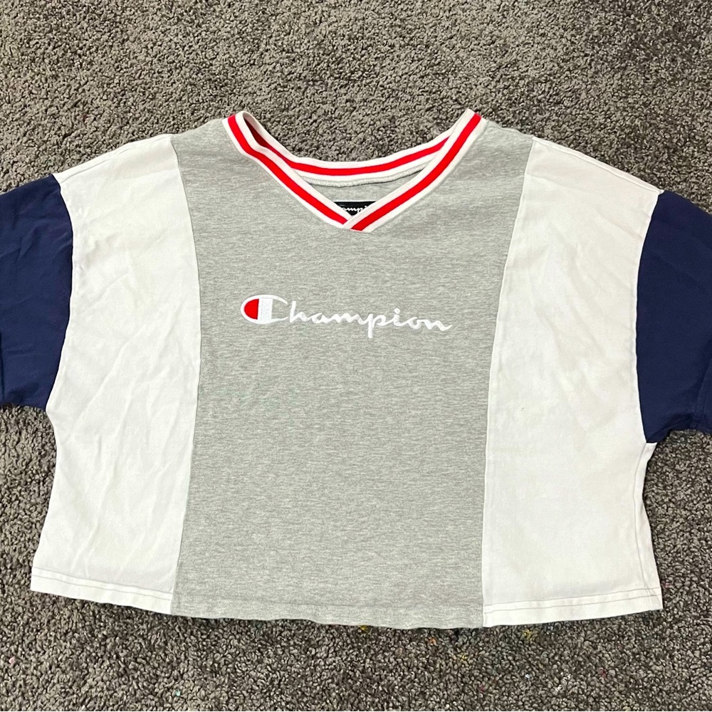 Champion Color Block Women’s Tee Shirt Size Small